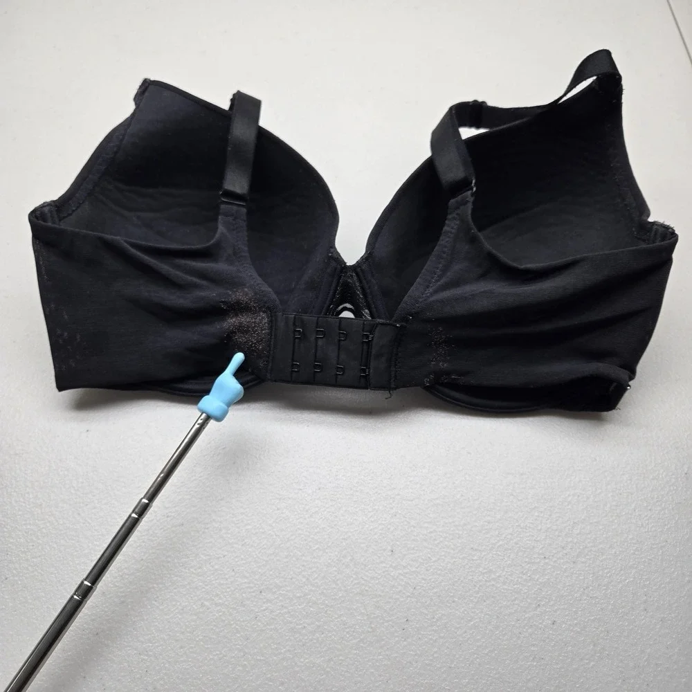 Chantelle Women Bra 32DDDD Black T Shirt Underwired Lightly Lined READ